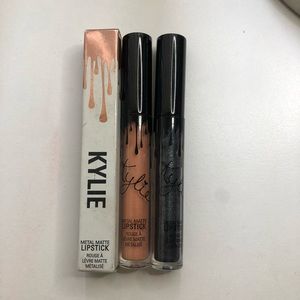 Kylie Cosmetics Metal Lipstick Heir and Kymajesty